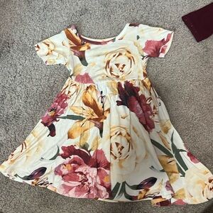 Posh peanut twirl dress 12-18 months black rose
